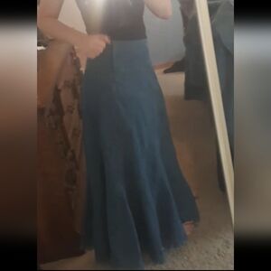 Vintage raindrops skirt